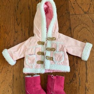 american girl puffy jacket and boots